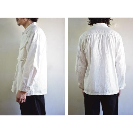 S H (エスエイチ) SH-FTGJ-001 [WHITE] S H（エスエイチ）の「#【 S H/エスエイチ 】 FATIGUE SHIRT