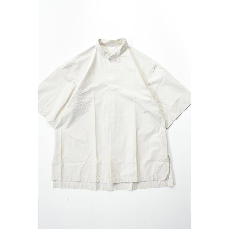 SALE!】SOWBOW (ソウボウ) 蒼氓シャツ Front Tuck Pullover Shirts S/S