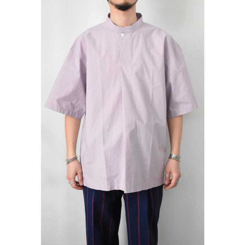 SALE!】SOWBOW (ソウボウ) 蒼氓シャツ Front Tuck Pullover Shirts S/S