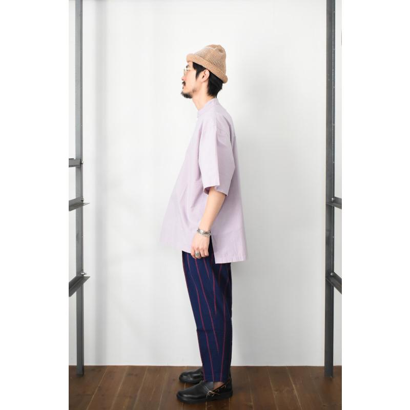 SALE!】SOWBOW (ソウボウ) 蒼氓シャツ Front Tuck Pullover Shirts S/S