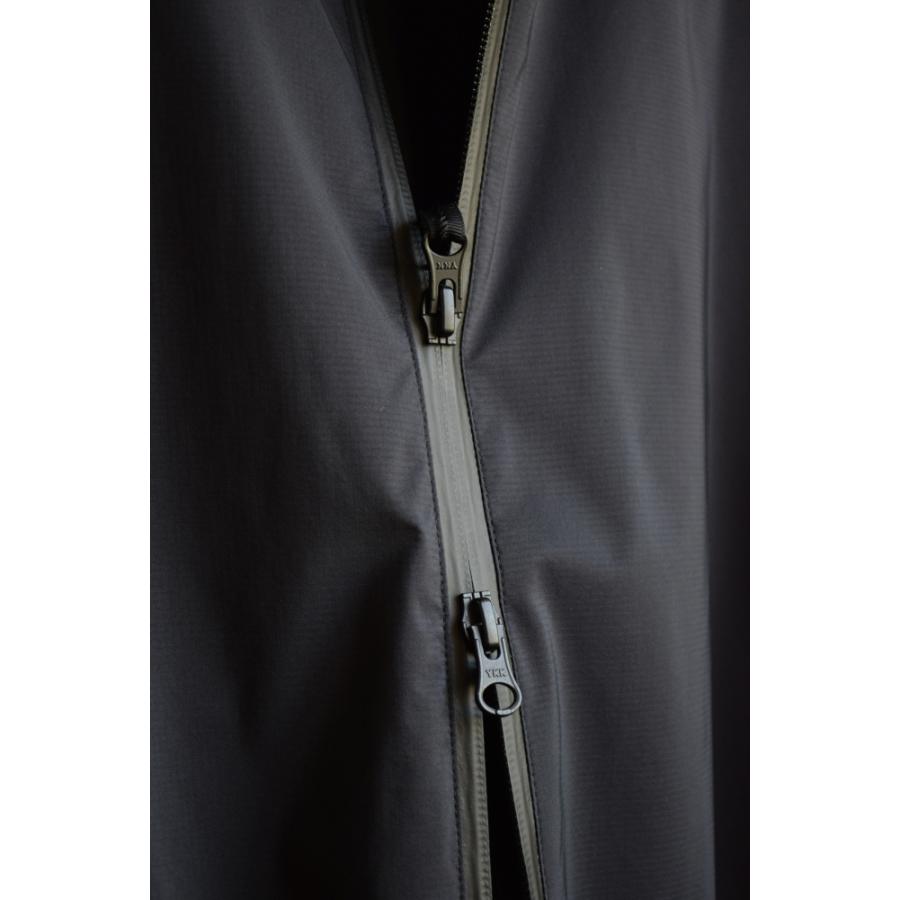 URU 【SALE】URU ウル 3 Layer Nylon ZIP UP BLOUSON [BLACK