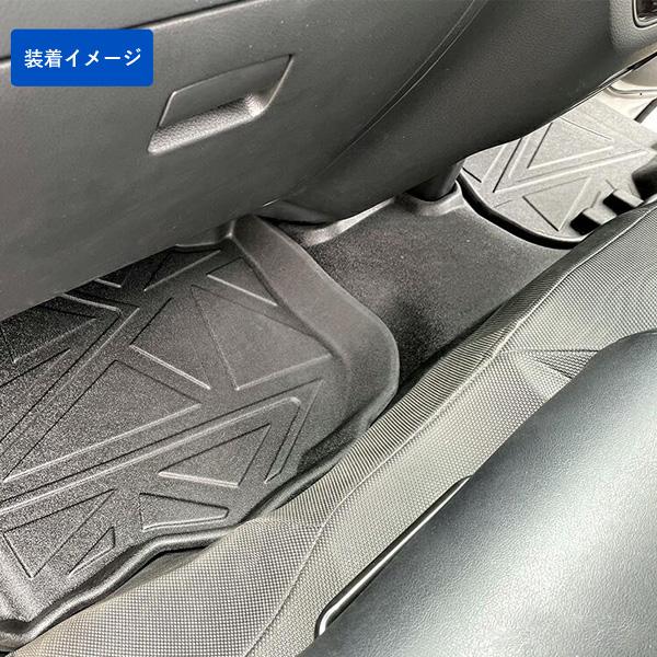キャラバン NV350 3D フロアマット 1列目 防水 防汚 ラバー TPE製 専用設計 |  | 02