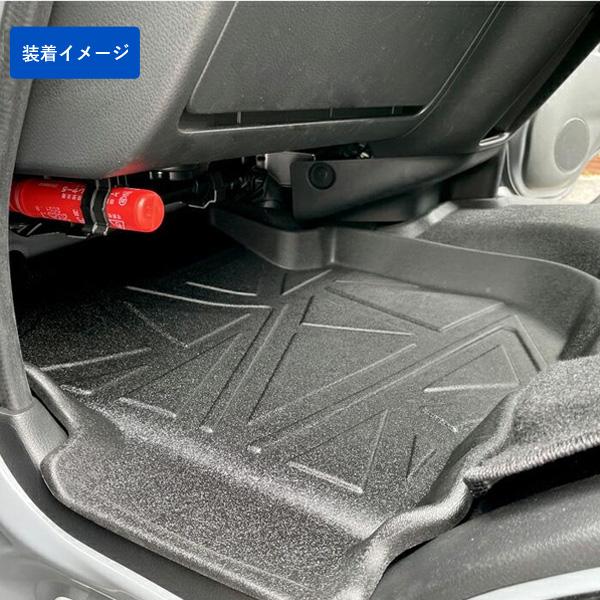 キャラバン NV350 3D フロアマット 1列目 防水 防汚 ラバー TPE製 専用設計 |  | 03