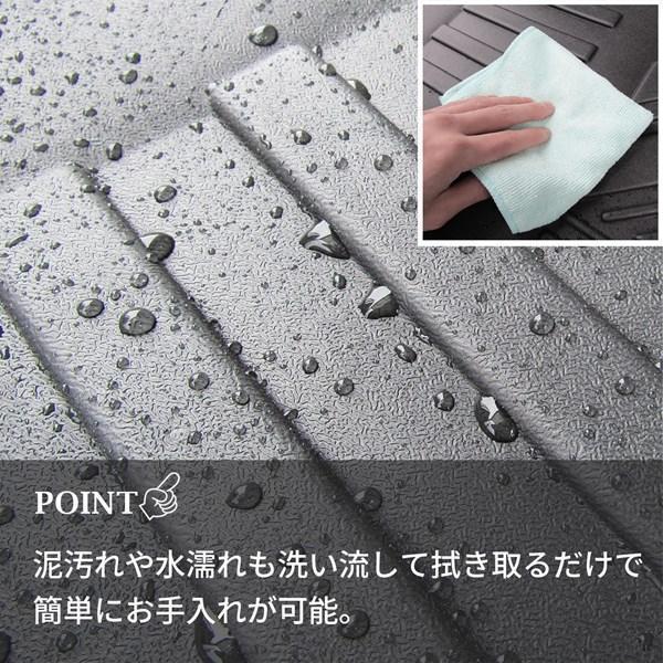 キャラバン NV350 3D フロアマット 1列目 防水 防汚 ラバー TPE製 専用設計 |  | 07