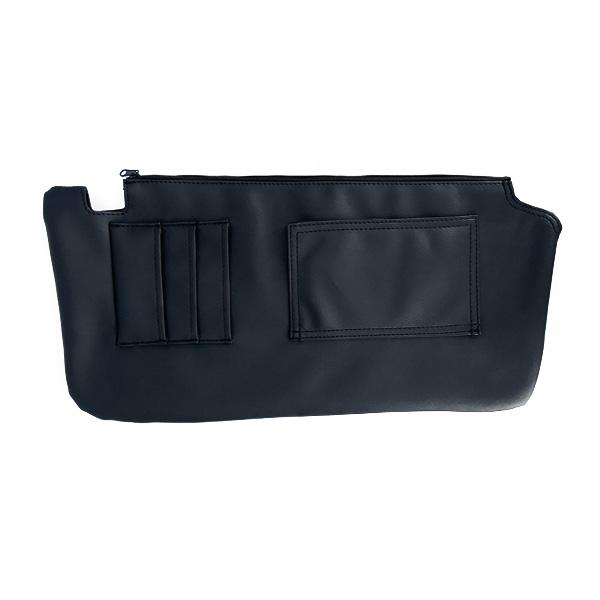 ヴェルファイア アルファード 40系 サンバイザーカバー レザー ブラック 運転席 助手席 収納 ポケット付き 日除け 紫外線カット PVC 内装 カスタム パーツ |  | 01