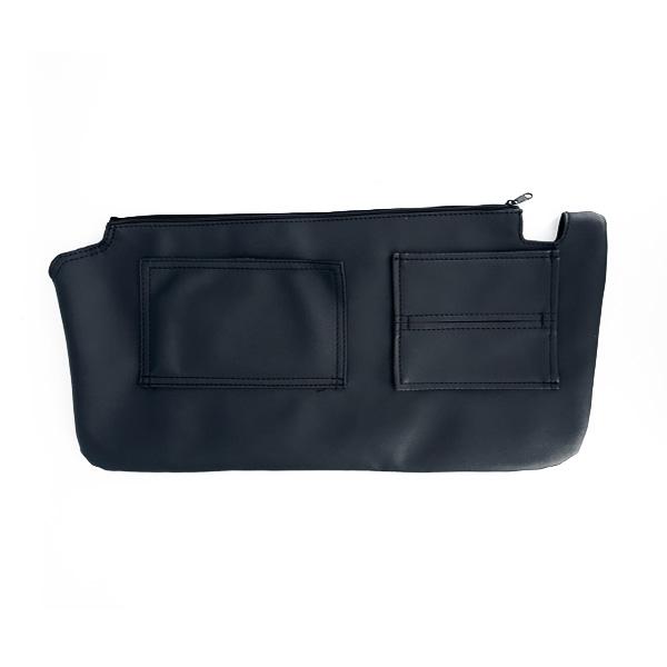 ヴェルファイア アルファード 40系 サンバイザーカバー レザー ブラック 運転席 助手席 収納 ポケット付き 日除け 紫外線カット PVC 内装 カスタム パーツ |  | 02