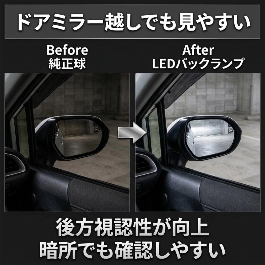 ハスラーMR52S MR92S LED バックランプ T16 T10 後付け 純正交換 ホワイト 2個 30連 12V車 白 爆光 外装 カスタム パーツ 明るい |  | 03