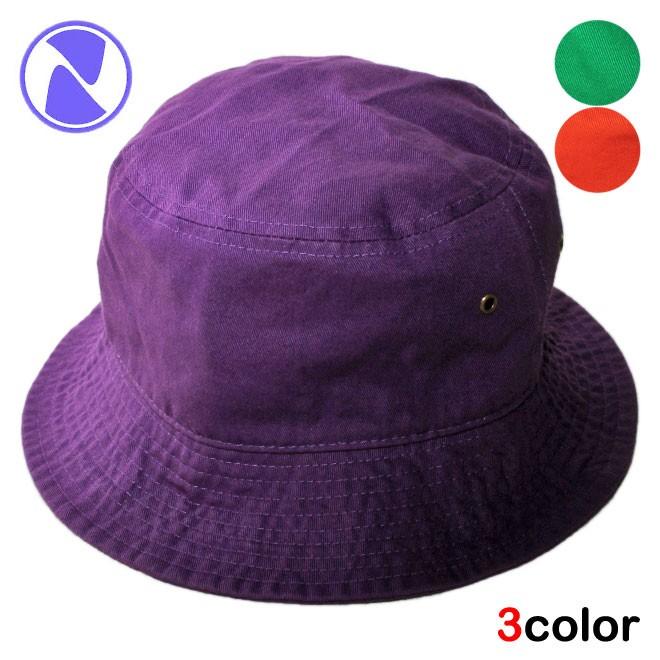 ニューハッタン バケットハット 帽子 NEWHATTAN メンズ レディース 無地 シンプル gn or vt | 