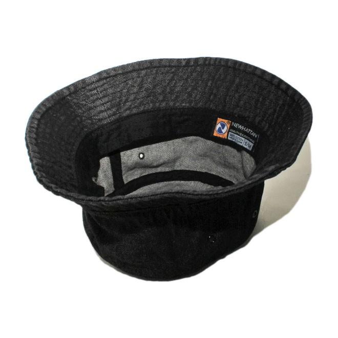 ニューハッタン バケットハット 帽子 NEWHATTAN メンズ レディース 無地 シンプル デニム bk |  | 03