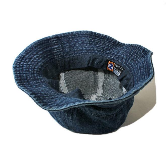 セール ニューハッタン ボーラーハット バケットハット 帽子 NEWHATTAN メンズ レディース 無地 シンプル デニム bk nv lbe |  | 06