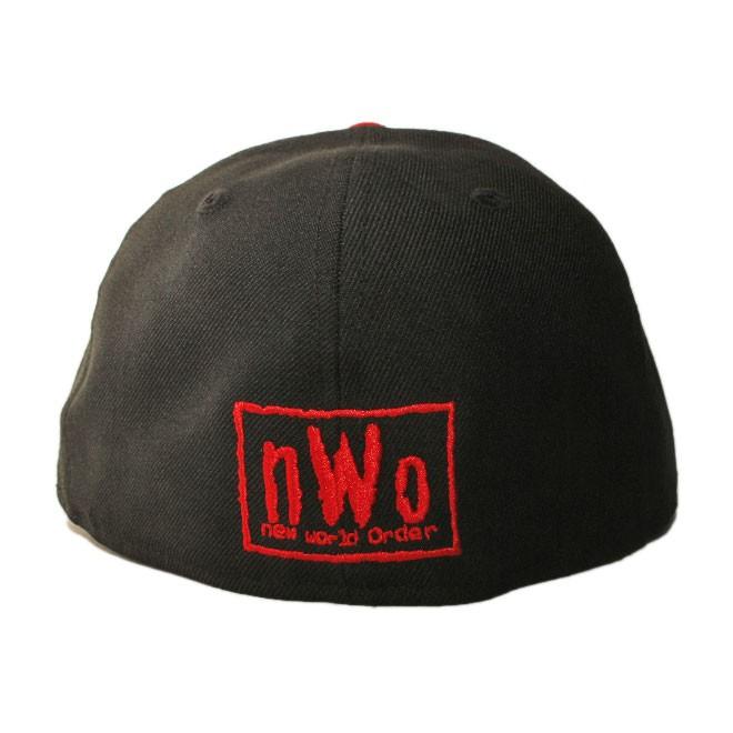 ニューエラ ダブリューダブリューイー コラボ ベースボールキャップ 帽子 NEW ERA ニュー ワールド オーダー nWo WWE 59fifty メンズ レディース bk｜liberalization｜03