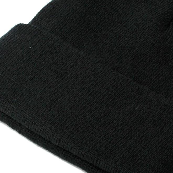Otto（オットー） ニット帽 帽子 メンズ レディース 無地 シンプル bk