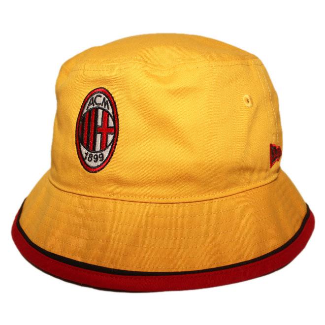 ニューエラ バケットハット 帽子 NEW ERA メンズ レディース セリエA ACミラン S M L [ bk ] Bucket（NEW ERA） ニューエラ バケットハット 帽子 NEW ERA メンズ