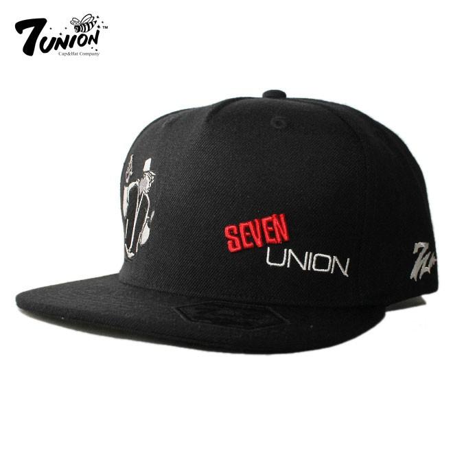 セブンユニオン 7UNION ストラップバックキャップ 帽子 メンズ レディース bk | 7Union