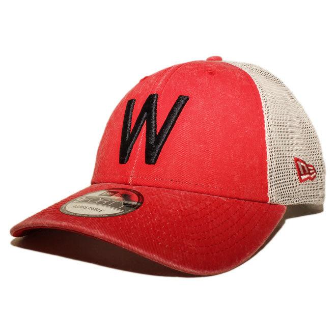 ニューエラ メッシュキャップ スナップバック 帽子 NEW ERA 9forty メンズ レディース MLB ワシントン セネタース rd