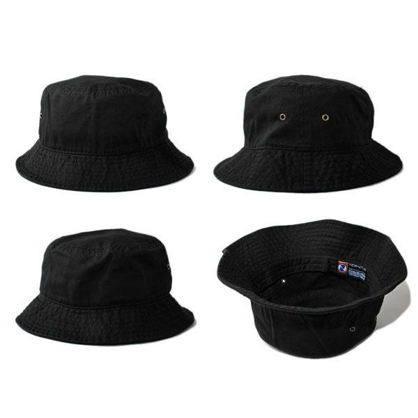 ニューハッタン バケットハット 帽子 NEWHATTAN メンズ レディース 無地 シンプル bk |  | 01