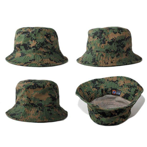 ニューハッタン バケットハット 帽子 NEWHATTAN メンズ レディース 無地 シンプル 迷彩 ol ptn |  | 01