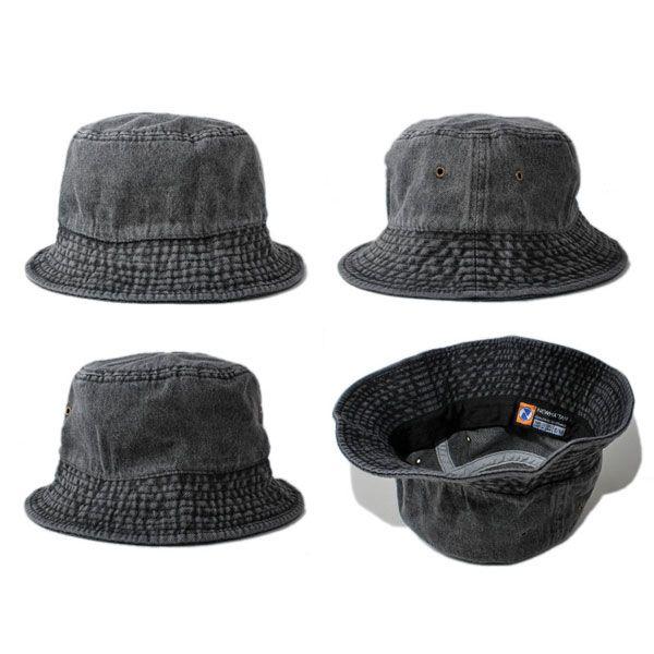 ニューハッタン バケットハット 帽子 NEWHATTAN メンズ レディース 無地 シンプル bk |  | 01