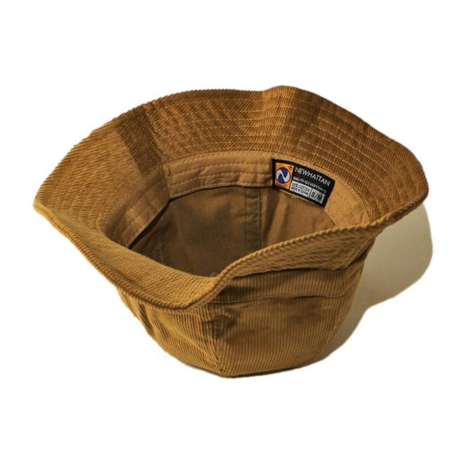 セール ニューハッタン ボーラーハット バケットハット 帽子 NEWHATTAN メンズ レディース 無地 シンプル コーデュロイ bk nv lbw bn |  | 07