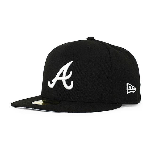 ニューエラ ベースボールキャップ 帽子 NEW ERA 59fifty メンズ レディース MLB アトランタ ブレーブス 6 3/4-8 1/4 [ bk ] 59FIFTY ニューエラ ベースボールキャップ 帽子 NEW ERA 59fifty