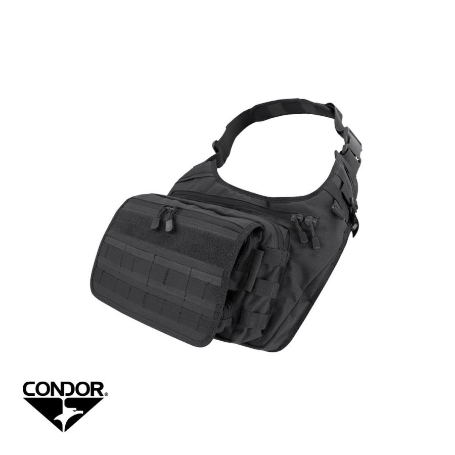 CONDOR 146-002 MESSENGER BAG BLACK