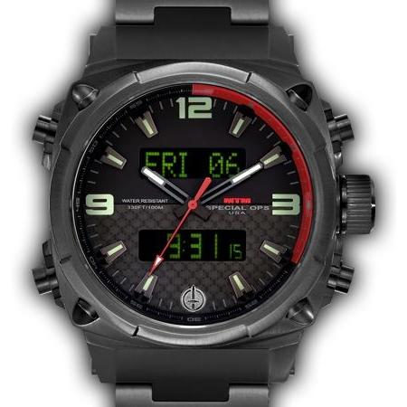 MTM WATCH AS2-TBK-CBRD-MBTI Air Stryk II Black ASIICR Tit Band