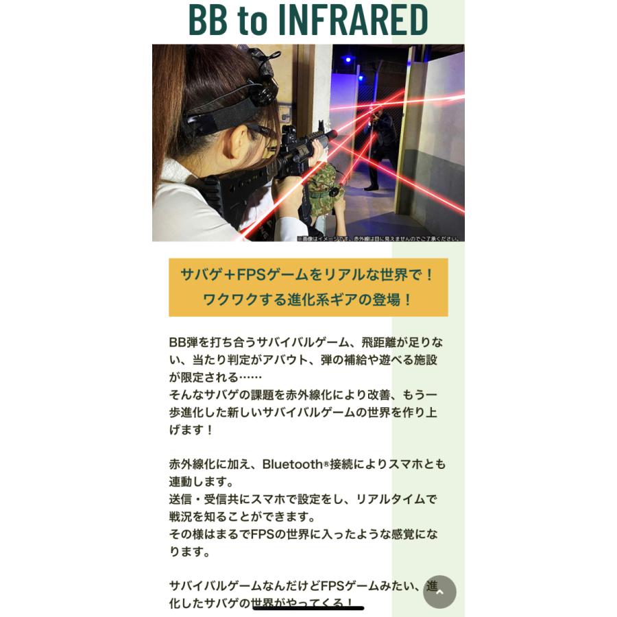 赤外線サバイバルゲームシステム B2i セット【B-i0001・B-i0002・B