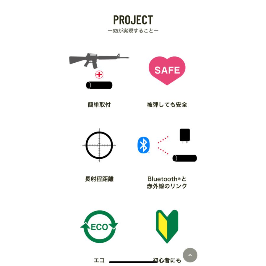 赤外線サバイバルゲームシステム B2i セット【B-i0001・B-i0002 赤外線サバイバルゲームシステム B2i セット【B-i0001・B-i0002