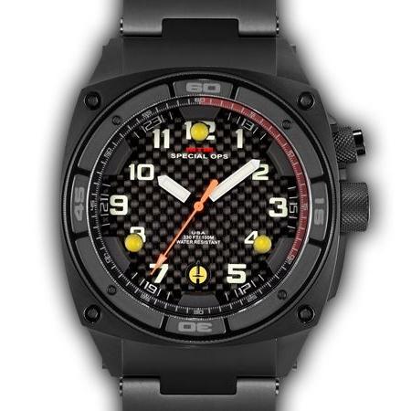 MTM WATCH FAL-TBK-BKCB-MBTI Falcon Black Titanium - Tit Bandの画像