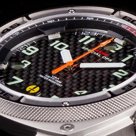 MTM WATCH FAL-TBK-BKCB-MBTI Falcon Black Titanium - Tit Bandの画像