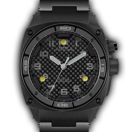 MTM WATCH FAL-TBK-BONB-MBTI Falcon Black On Black Titaniumの画像