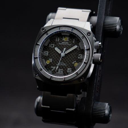 MTM WATCH FAL-TBK-BONB-MBTI Falcon Black On Black Titaniumの画像