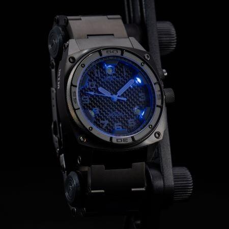 MTM WATCH FAL-TBK-BONB-MBTI Falcon Black On Black Titaniumの画像