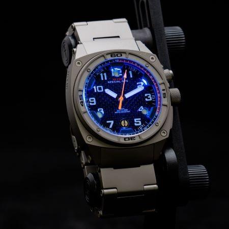 MTM WATCH FAL-TGR-BKCB-MBTI Falcon Grey Titanium - Tit Bandの画像