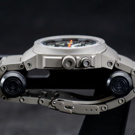 MTM WATCH FAL-TGR-BKCB-MBTI Falcon Grey Titanium - Tit Bandの画像
