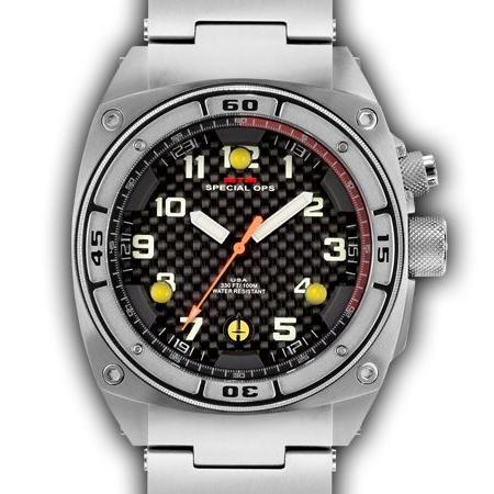 MTM WATCH FAL-TSL-BKCB-MBTI Falcon Silver Titanium - Tit Bandの画像