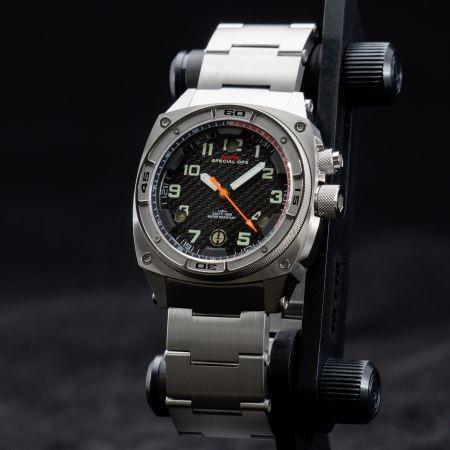MTM WATCH FAL-TSL-BKCB-MBTI Falcon Silver Titanium - Tit Bandの画像