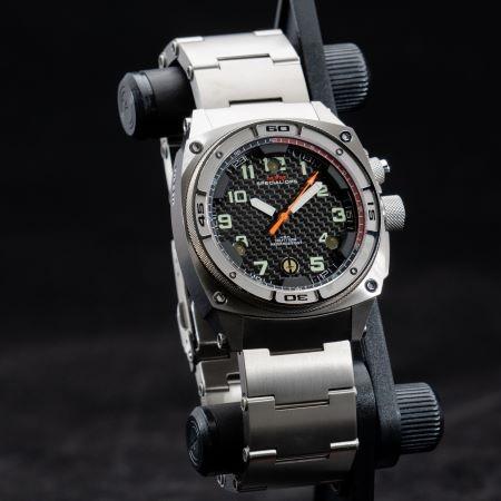 MTM WATCH FAL-TSL-BKCB-MBTI Falcon Silver Titanium - Tit Bandの画像