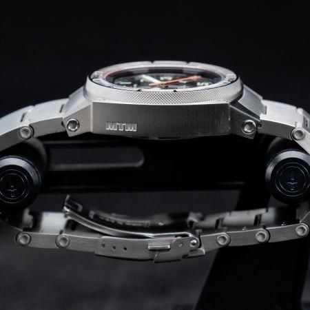 MTM WATCH FAL-TSL-BKCB-MBTI Falcon Silver Titanium - Tit Bandの画像