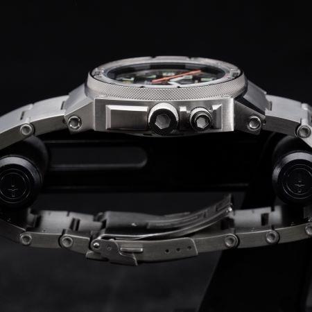 MTM WATCH FAL-TSL-BKCB-MBTI Falcon Silver Titanium - Tit Bandの画像