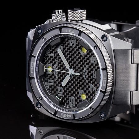 MTM WATCH FAL-TSL-BKCB-MBTI Falcon Silver Titanium - Tit Bandの画像