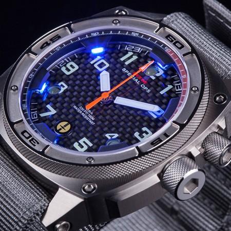 MTM WATCH FAL-TSL-BKCB-MBTI Falcon Silver Titanium - Tit Bandの画像