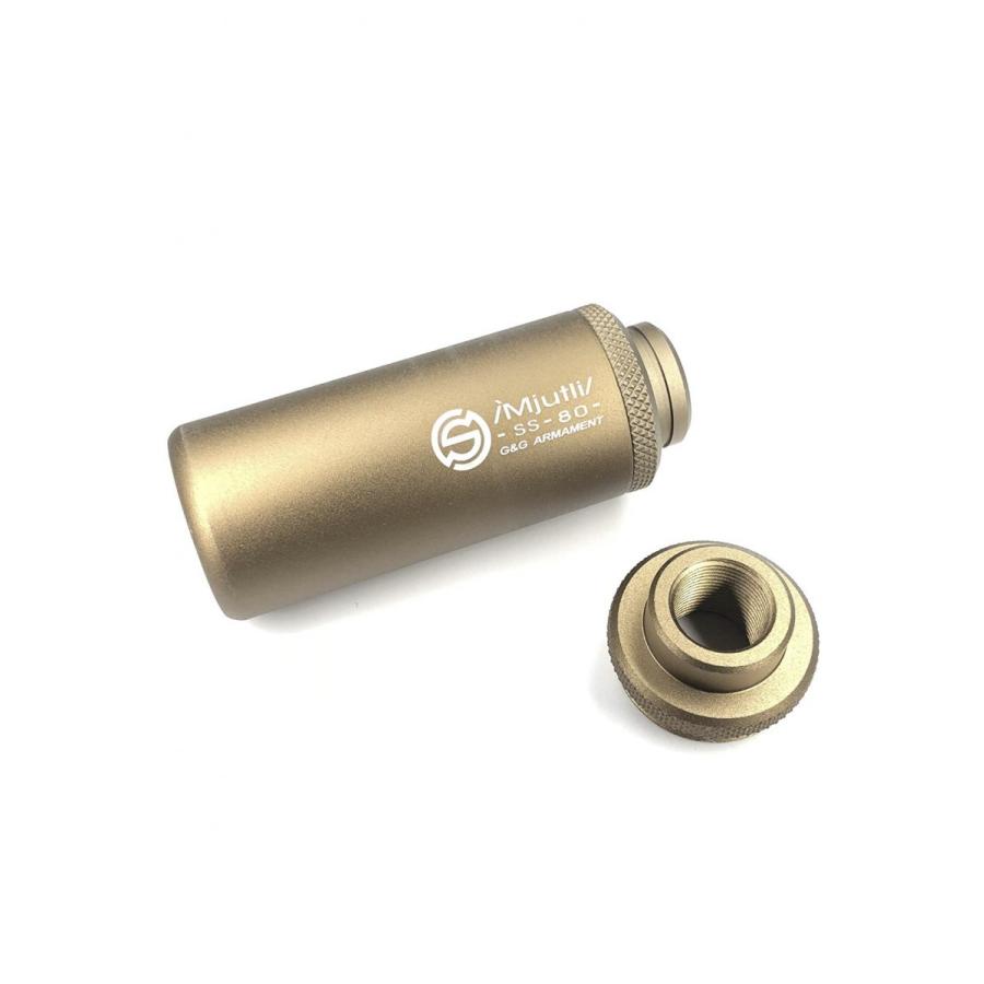 G&G ARMAMENT G-01-016-1 SS-80 Mock Suppressor-Desert Tan