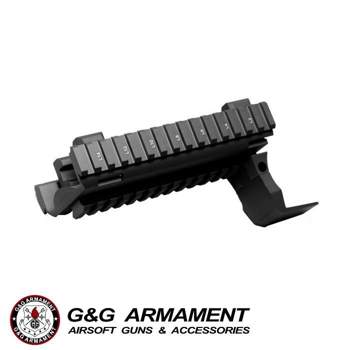 中古 G&G F2000用 20mmレールハンドガード タクティカル ブラック G&G G&G G-03-117 Tactical Rail for G2010 (BLACK) : LIBERATOR
