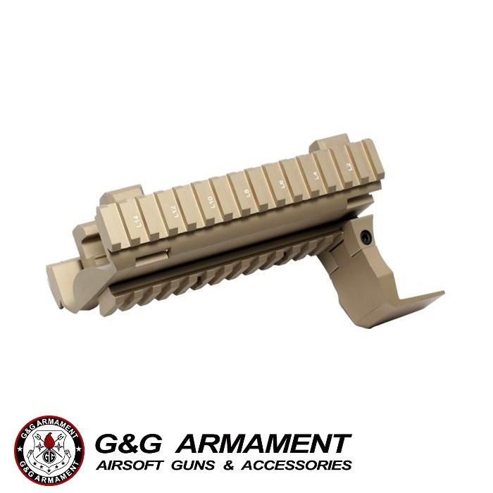 G&G G&G G-03-117-1 Tactical Rail for G2010 (Desert Tan 