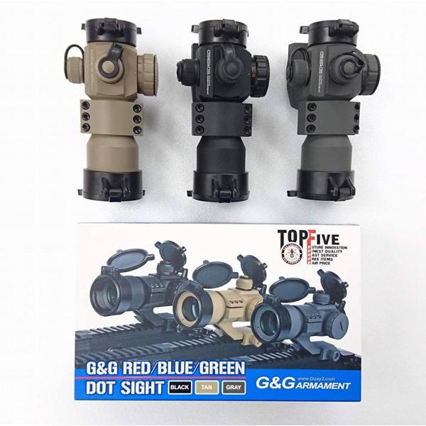 G&G G&G G-12-039-2 Red/Blue/Green DOT Sight (ドットサイト) （Gray