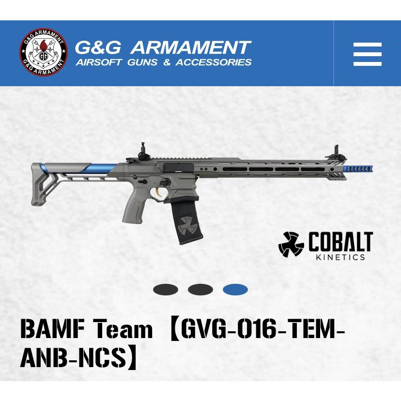 G&G G&G ARMAMENT 【G&G ARMAMENT】【G&G電動ガン】 BAMF Team 【GVG