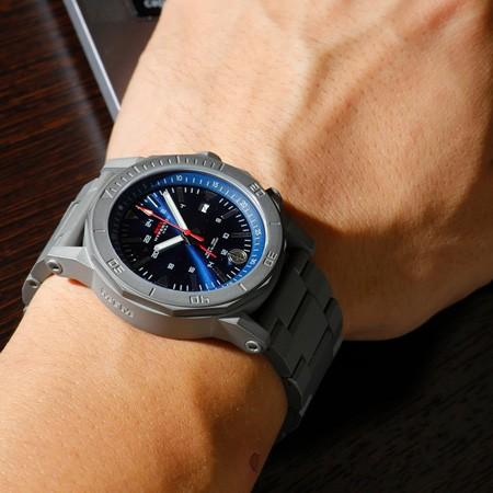 MTM WATCH H61-SBK-LUMI-MBSS H-61 Black-Lumi Dial-Steel Bandの画像