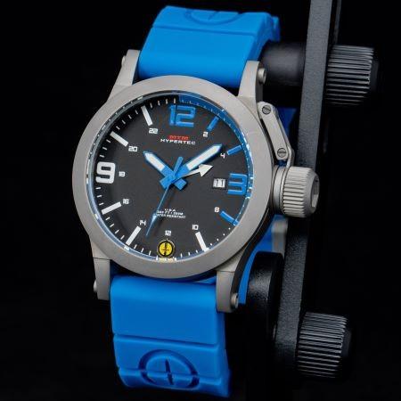 MTM WATCH HYP-SG4-BLUE-BL2S-A Hypertec 44 Grey - Blue Dial - Blue Rubber II- Silver Buckleの画像