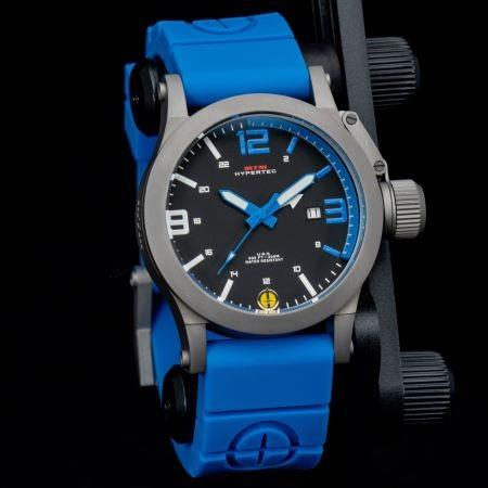 MTM WATCH HYP-SG4-BLUE-BL2S-A Hypertec 44 Grey - Blue Dial - Blue Rubber II- Silver Buckleの画像